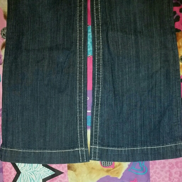 PREOWNED~MISS ME JEANS  SIZE 28 WIDE LEG - Picture 5 of 8